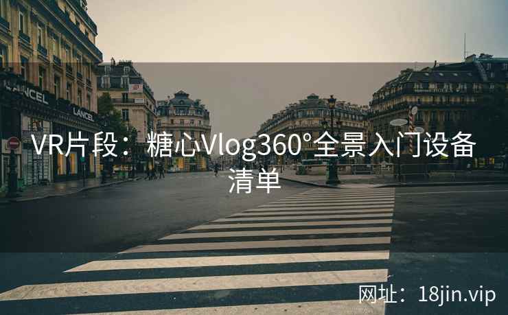 VR片段：糖心Vlog360°全景入门设备清单